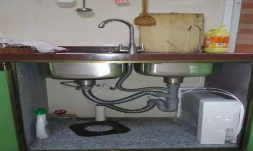 进水86净水器出水显示3