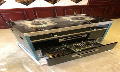 板川集成灶油烟机安全灯亮了